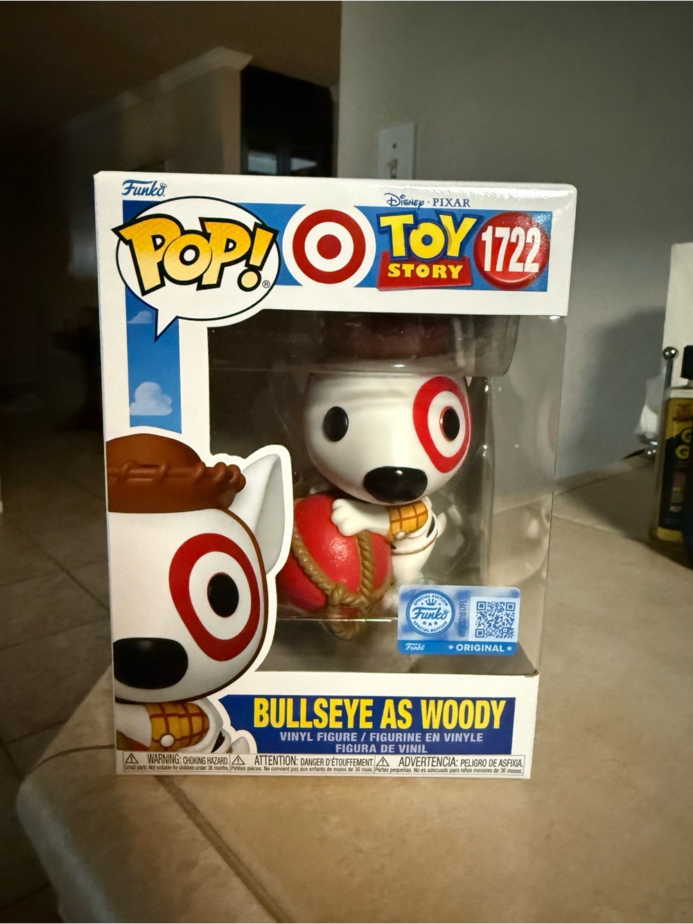 Funko Pop Pixar Toy Story 5 Bullseye as Woody